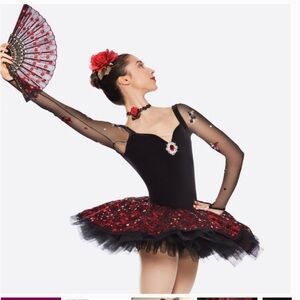 BEAUTIFUL Revolution ballerina dress costume adult medium Halloween Spanish Nutc